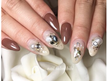 ネイルサロン ビビ(bibi)/秋カラーネイル
