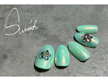 サンリッチ 恵比寿(Sunrich)/爽やかビジューフラワー