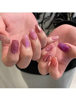 ロクサンサン(633)/ピンクネイル