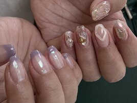 ぷくぷくクリアネイル♪