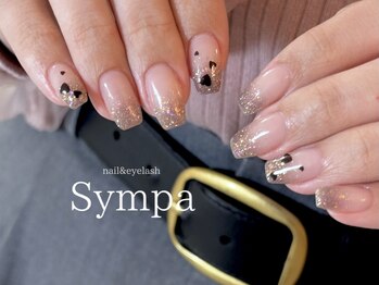 サンパ(Sympa)/ラメグラ+ハートホロ