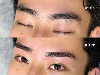 ビーブロウ(Bebrow)/太め平行眉毛