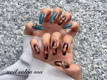 ネイルサロン ソウ 京橋店(Nail Salon Sou)/べっ甲ネイル