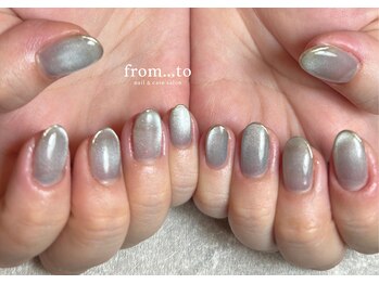 フロム トゥ(from to)/マグネットネイル（先端ライン）