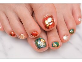 ニュアンスフットネイル7040円
