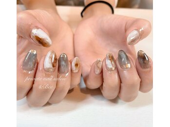 エンビィー(&Bee)/ニュアンス　ミラーネイル