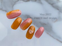 スリー(THREE)/May.2022/nail design