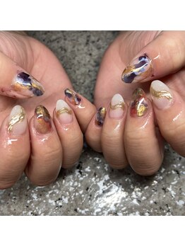 水彩リキッドネイル