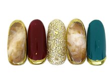 ネイルサロン ドゥ(Nail Salon Doux)/4番　2023冬デザインコンテスト