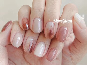 モアグラム 池袋東口店(More Glam)/べっ甲ニュアンスネイル