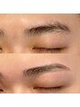 マスター アイブロウ(MASTER EYEBROW)&nbsp;薄い部分に合わせず残して自眉毛の太さを活かしたデザイン