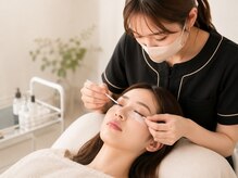 自まつげを大切にしたダメージレス施術