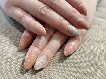 大理石風ネイル