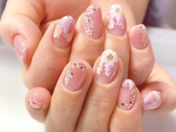 アイリッシュネイル 久屋大通店(Irish Nail)/可愛い…★ブライダルネイル★