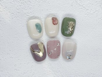 ピンクベリー(PINK BERRY)/フット親指アート