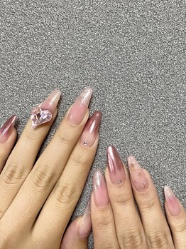ベルズ(bells)/pink nail