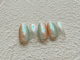 縦グラデーションサマーネイル