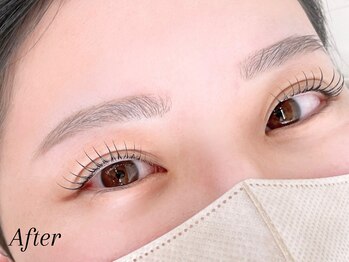 ミーナ 水ヶ江店(mina)/アイブロウWAX＋まつ毛パーマ上