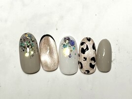プチアート定額ネイル￥6980