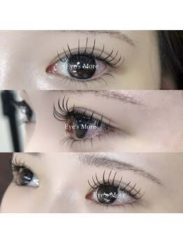 アイズモア 京王八王子店(Eye's More~eyelash&nail~)/マツエク上下/束感/コーティング