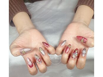 クリスマスネイル