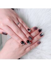 アートネイル ギャラリー(Art nail Gallery)/大人クールブラック