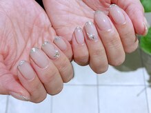 ネイルズ ララ(nails Lala)/フレンチラメ。 