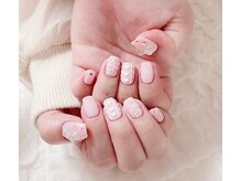 コロミネイル(colome nail)/ぷっくり/ツイード/アート