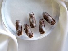 ネイル スパ ココプラス(Nail spa Cocoplus)/モカカラー大人ニュアンスネイル