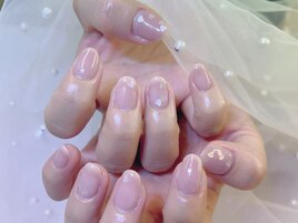 可愛いハートネイル