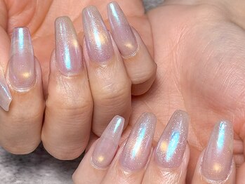 モルフォ 千駄ヶ谷(Morpho)/うるうるキラキラオーロラネイル