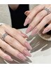 400色以上選べるワンカラーラメ&フラッシュ含め♪シンプル美しい手元に¥3800