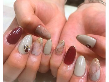 ドレス ネイルアンドアイラッシュ 梅田(Dress)/【Dress梅田】大理石ネイル