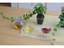 ゆるパワースポット/施術後はお茶でゆっくり