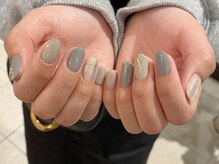 ネイルズ ララ(nails Lala)/グレーチェック