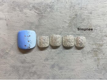 シンプリー 西荻窪店(Simpliee)/【Foot】定額ネイル￥7900