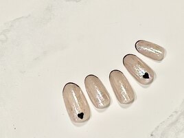 細フレンチとオーロラフィルム
