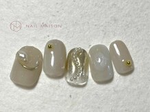 ネイルメゾン 梅田(NAIL MAISON)/ジュエルベージュニュアンス