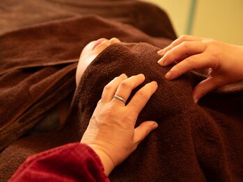 ドライヘッドスパQ/施術の様子