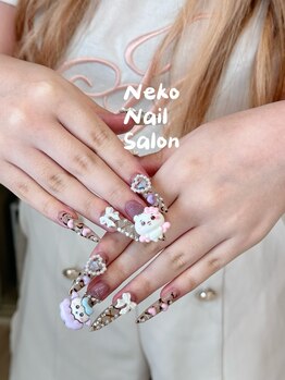 ネコ(Neko)/ヒョウ柄 チイカワネイル