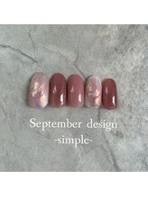 エトワールネイル 高崎筑縄町店(Etoile nail)/24年9月シンプルハンド定額