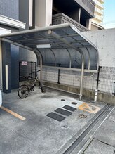 松尾美容鍼灸×整体 香椎/駐輪場です。