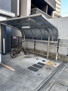 松尾美容鍼灸×整体 香椎/駐輪場です。