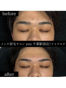 ユー 千葉駅前店(you)/メンズ眉毛/メンズ眉/千葉駅