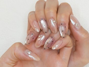 ワンアンドオンリー(One&Only)/韓国風うるまぐ×ドットネイル