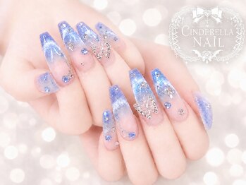 シンデレラネイル(CINDERELLA NAIL)/【チップ長さ出しネイル】