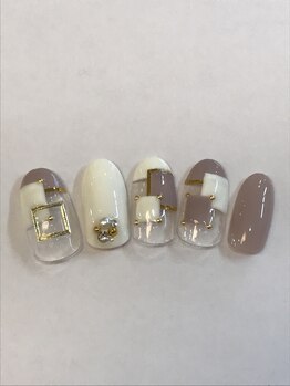 フランキンセンス 香取佐原店/ブロックネイル　¥11000