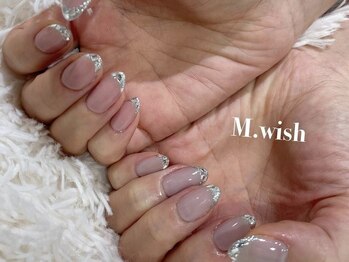 ガラスフレンチネイル