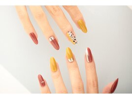 アニマル柄×スモーキーカラー