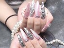 長さ出し×韓国ネイル